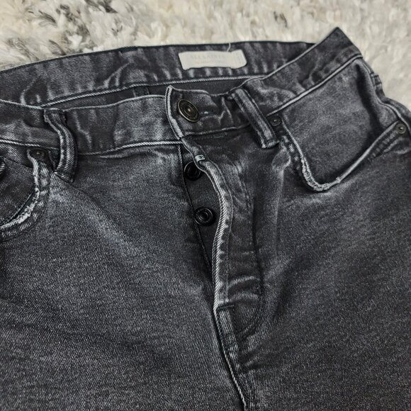 Allsaints Cigarette Button Fly Jeans Men's Size 32x30 Skinny Slim Stretch Denim - Picture 3 of 9